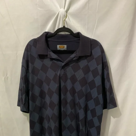 Foundry Supply Co Mens Big & Tall Quick Dry Polo Short Sleeve Size 2XL Navy - Picture 5 of 10